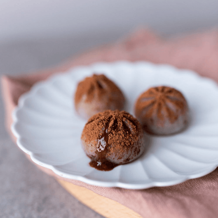Dim sum au chocolat noir fondant